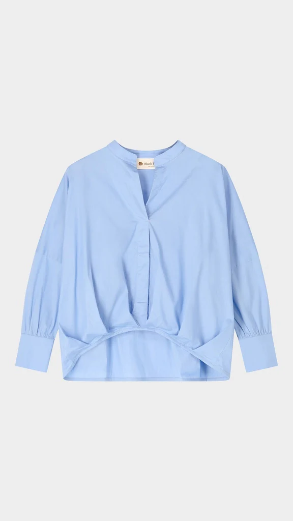 Blouses lange mouw blauw BLACK ROSE