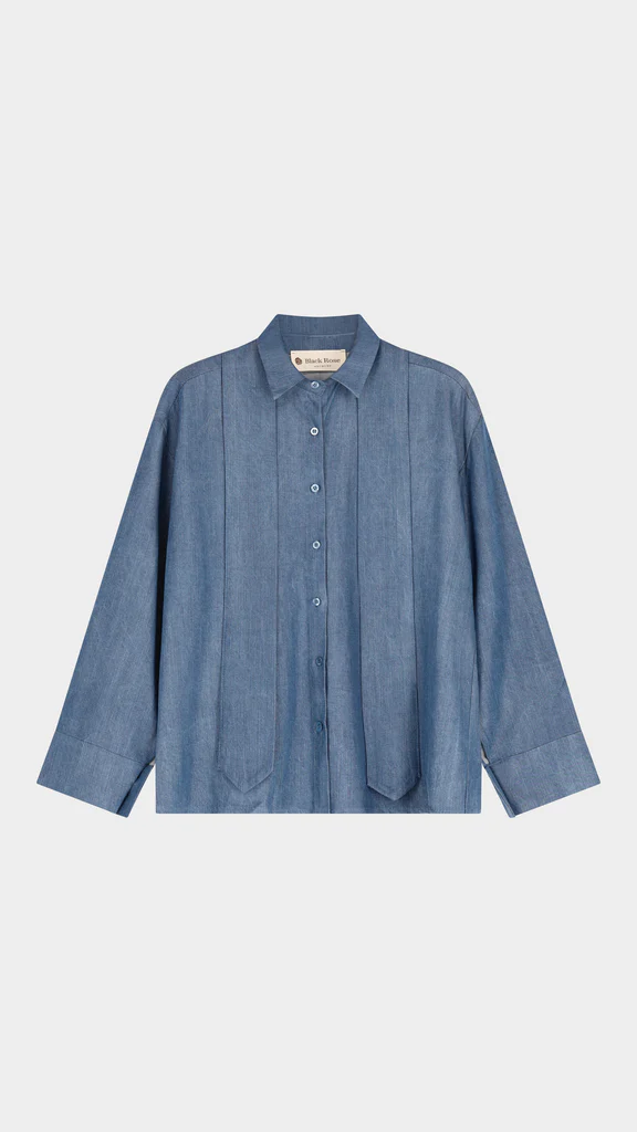 Blouses lange mouw blauw BLACK ROSE - Image 2