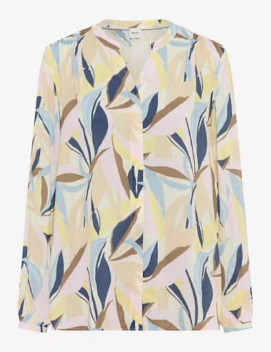 Blouses lange mouw blauw BRAX