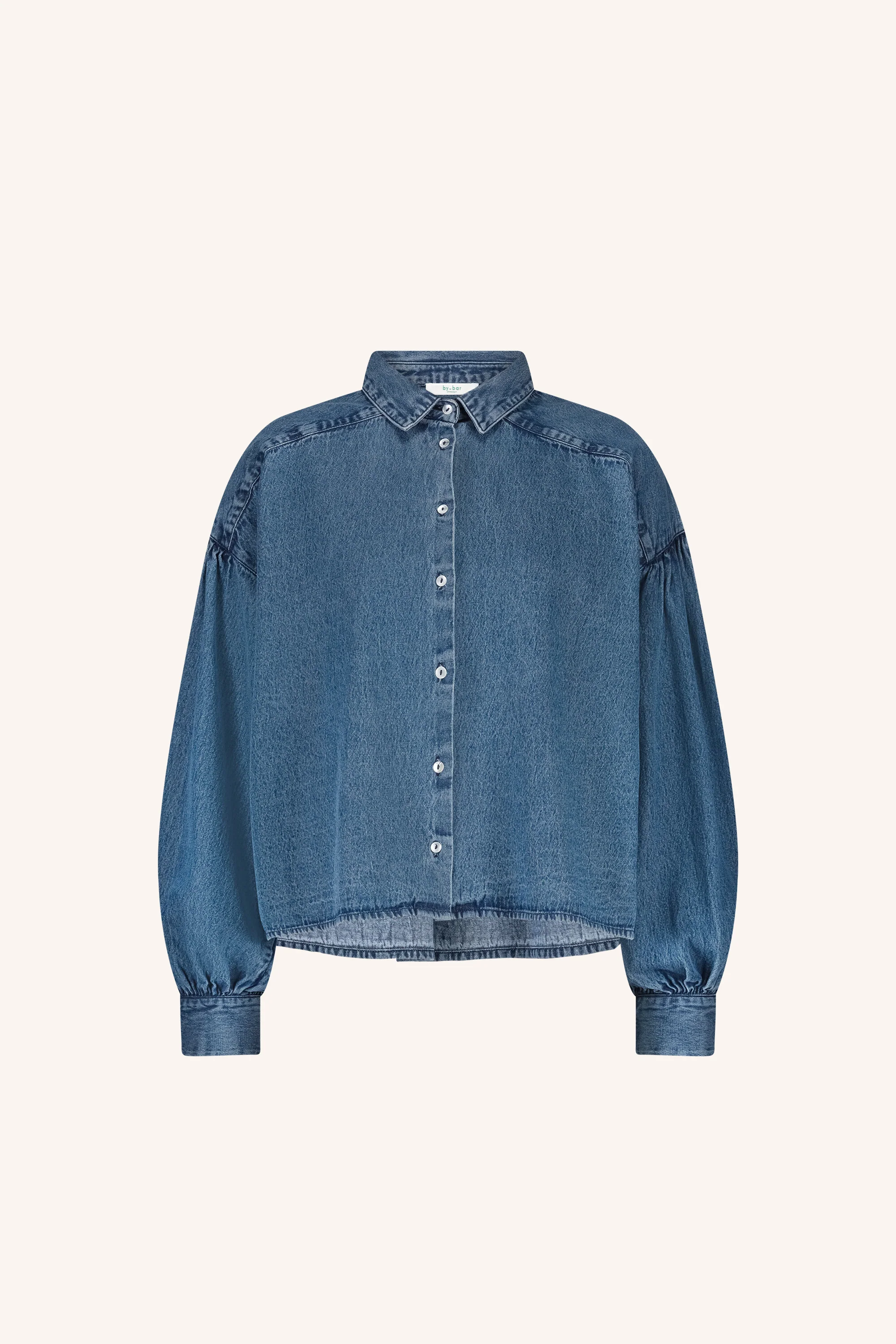 Blouses lange mouw blauw by-bar - Image 6