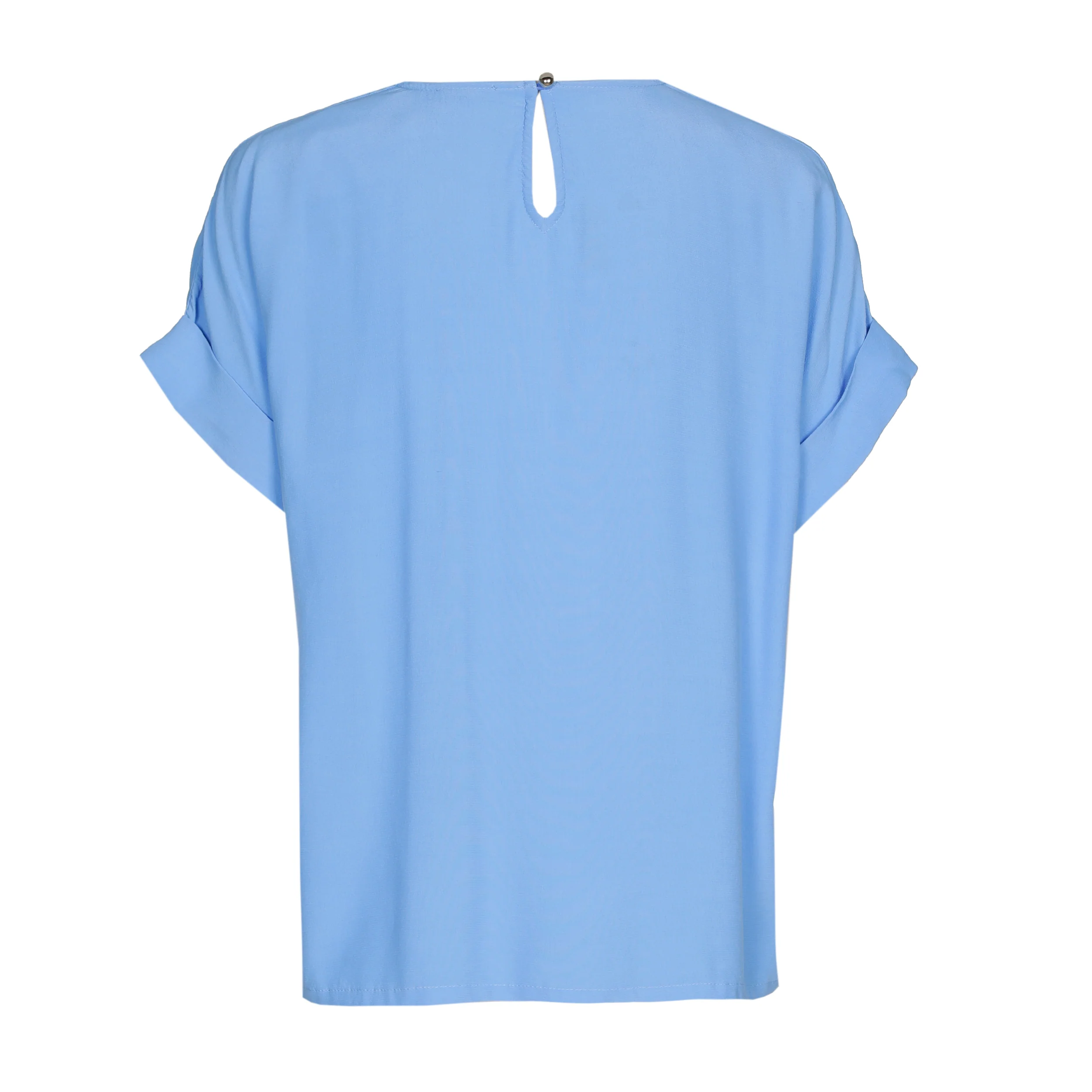 Blouses korte mouw blauw Caroline Biss - Image 2