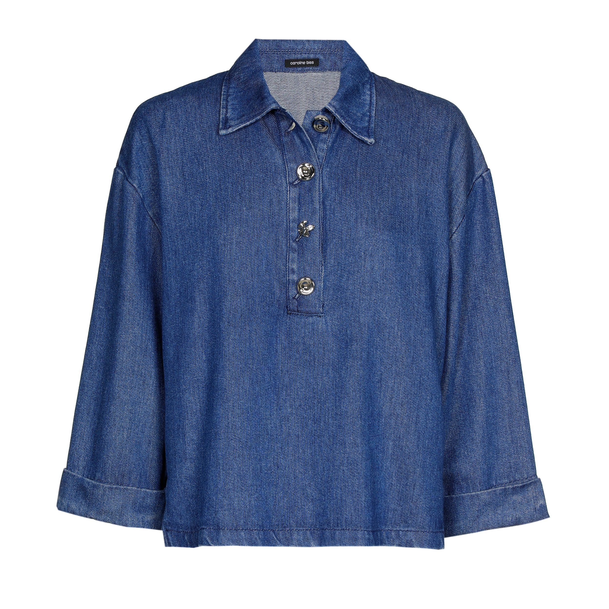 Blouses lange mouw blauw Caroline Biss - Image 2