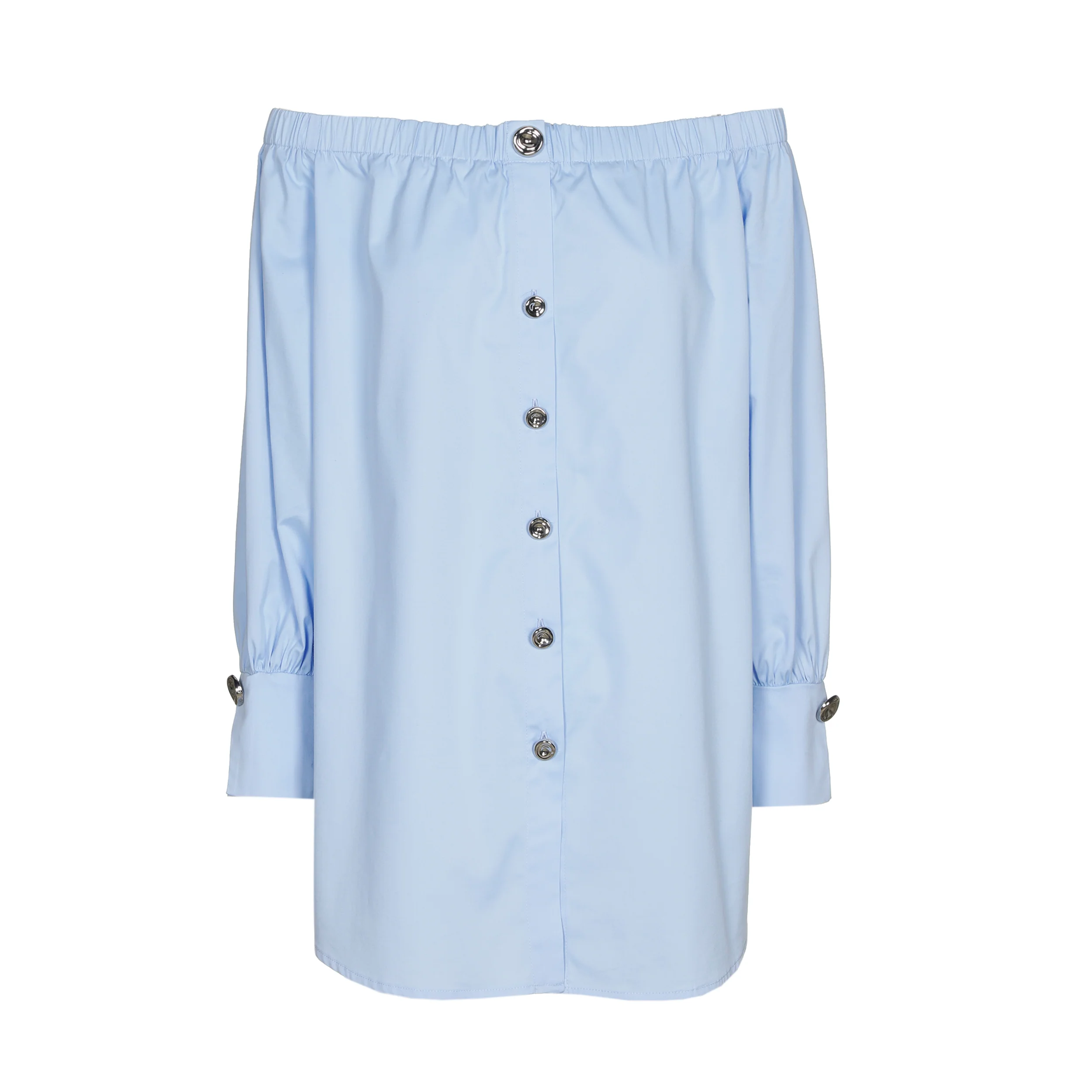 Blouses lange mouw blauw Caroline Biss - Image 2