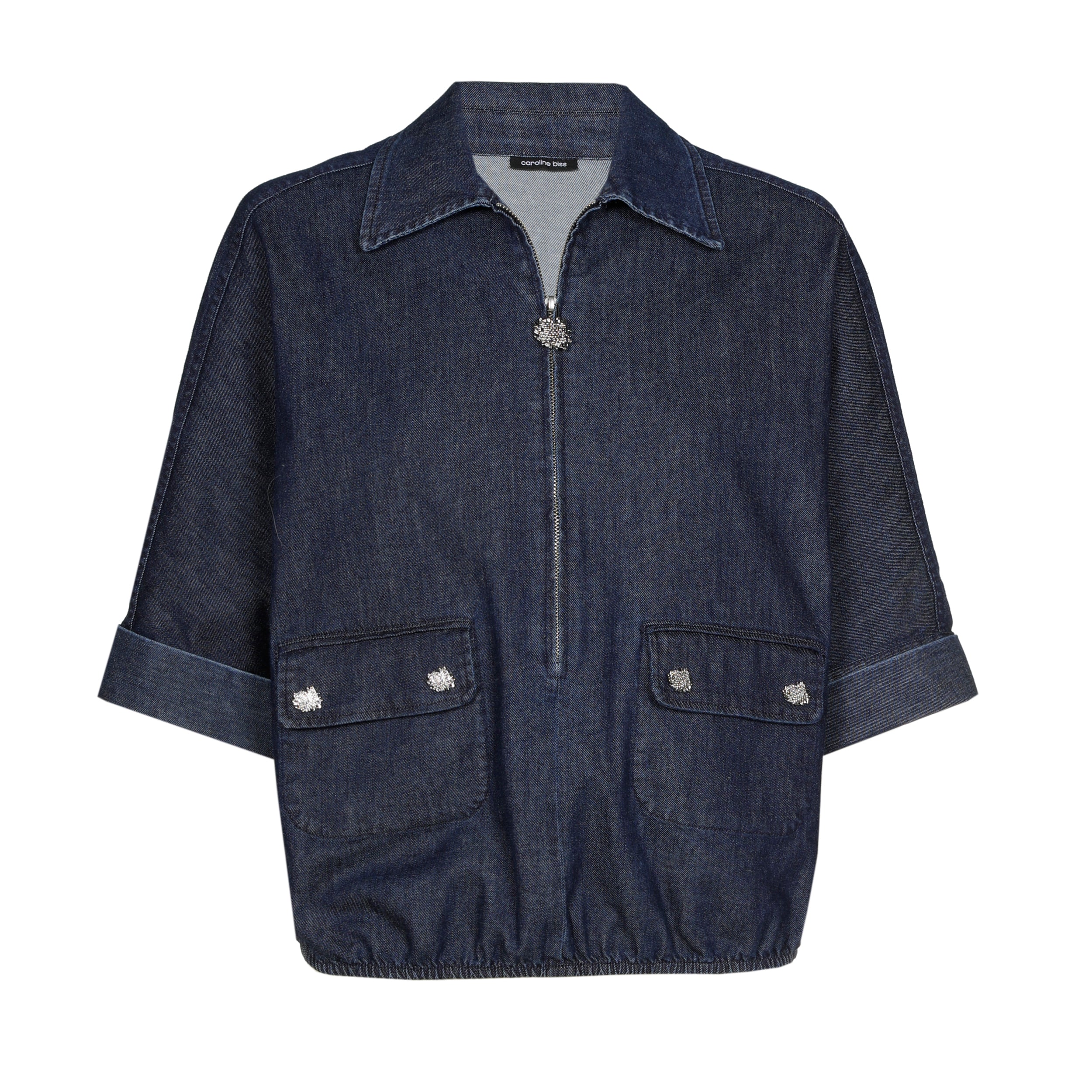 Blouses lange mouw blauw Caroline Biss - Image 2