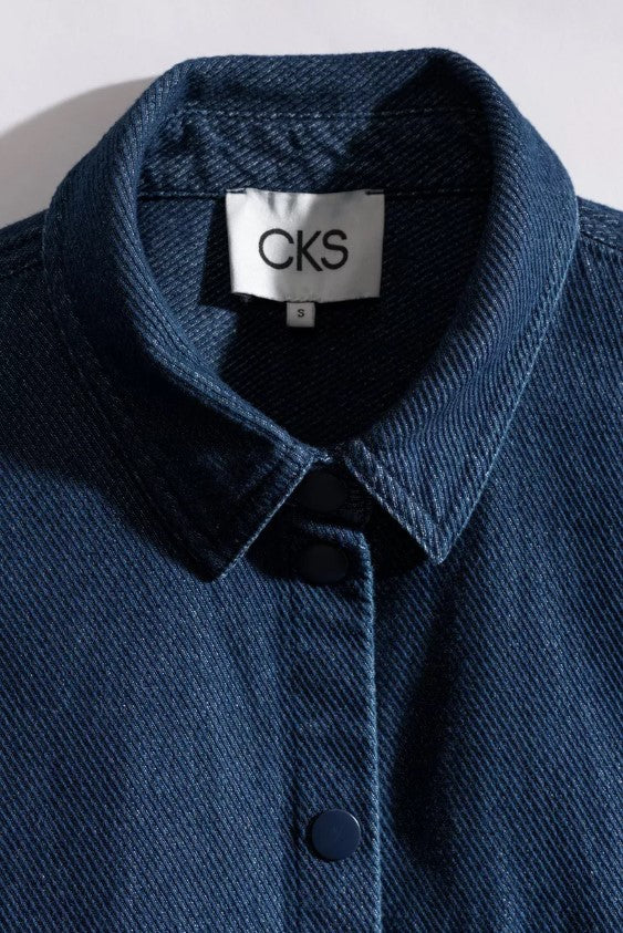 Blouses lange mouw blauw CKS - Image 2