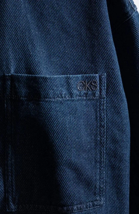 Blouses lange mouw blauw CKS - Image 3