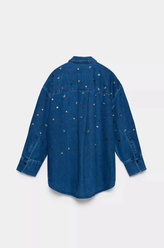 Blouses lange mouw blauw CKS - Image 5