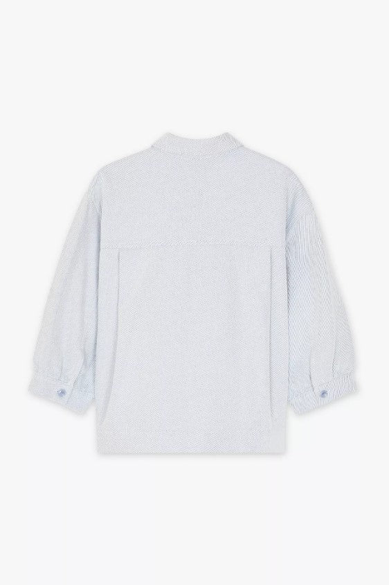 Blouses lange mouw blauw CKS - Image 3