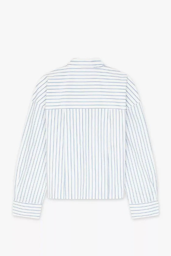 Blouses lange mouw blauw CKS - Image 4