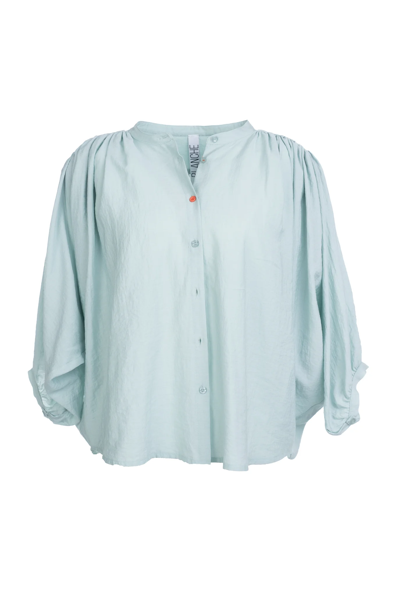 Blouses lange mouw blauw Dame Blanche