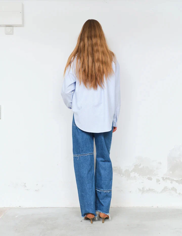 Blouses lange mouw blauw Designers Remix - Image 2