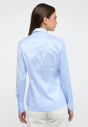 Blouses lange mouw blauw ETERNA - Image 3