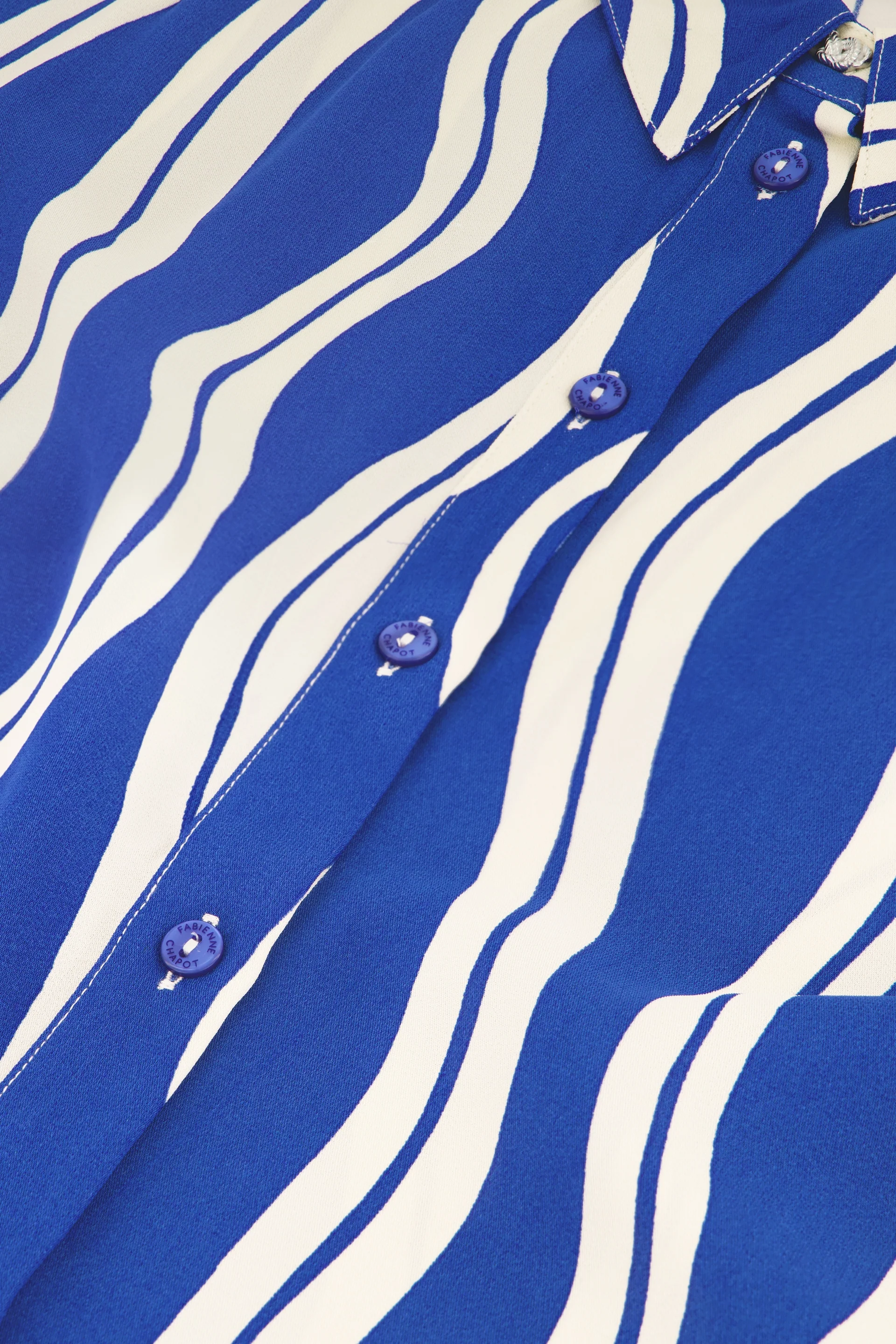 Blouses lange mouw blauw Fabienne Chapot - Image 5
