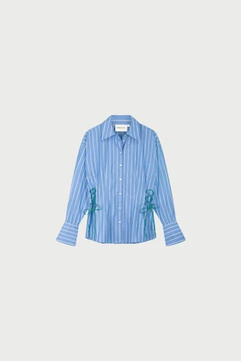 Blouses lange mouw blauw Fabienne Chapot