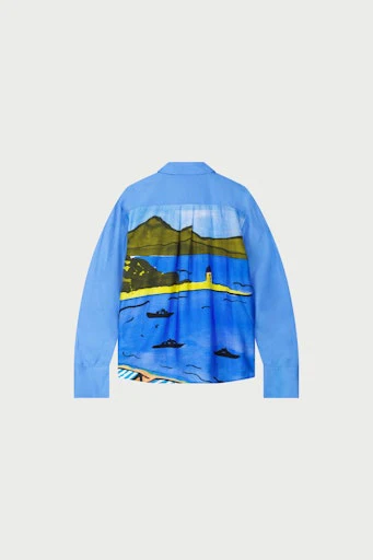 Blouses lange mouw blauw Fabienne Chapot - Image 2
