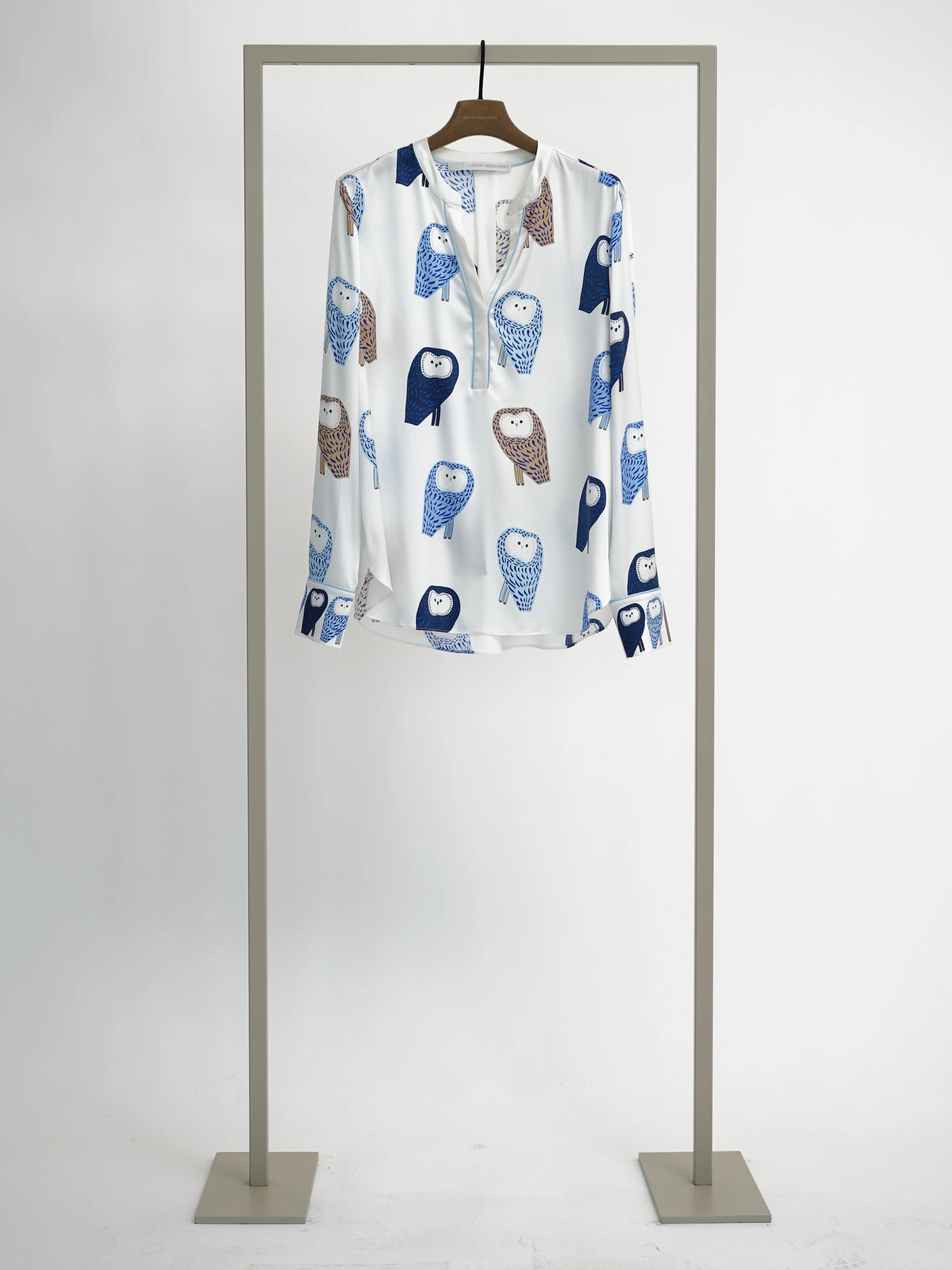 Blouses lange mouw blauw Herzen's Angelegenheit