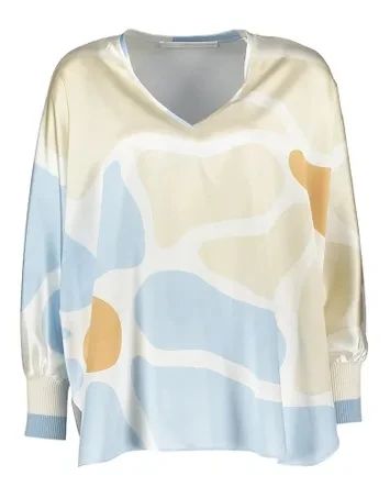 Blouses lange mouw blauw Herzen's Angelegenheit