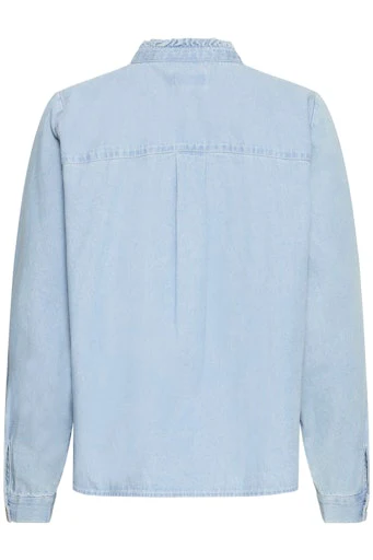 Blouses lange mouw blauw ICHI - Image 2
