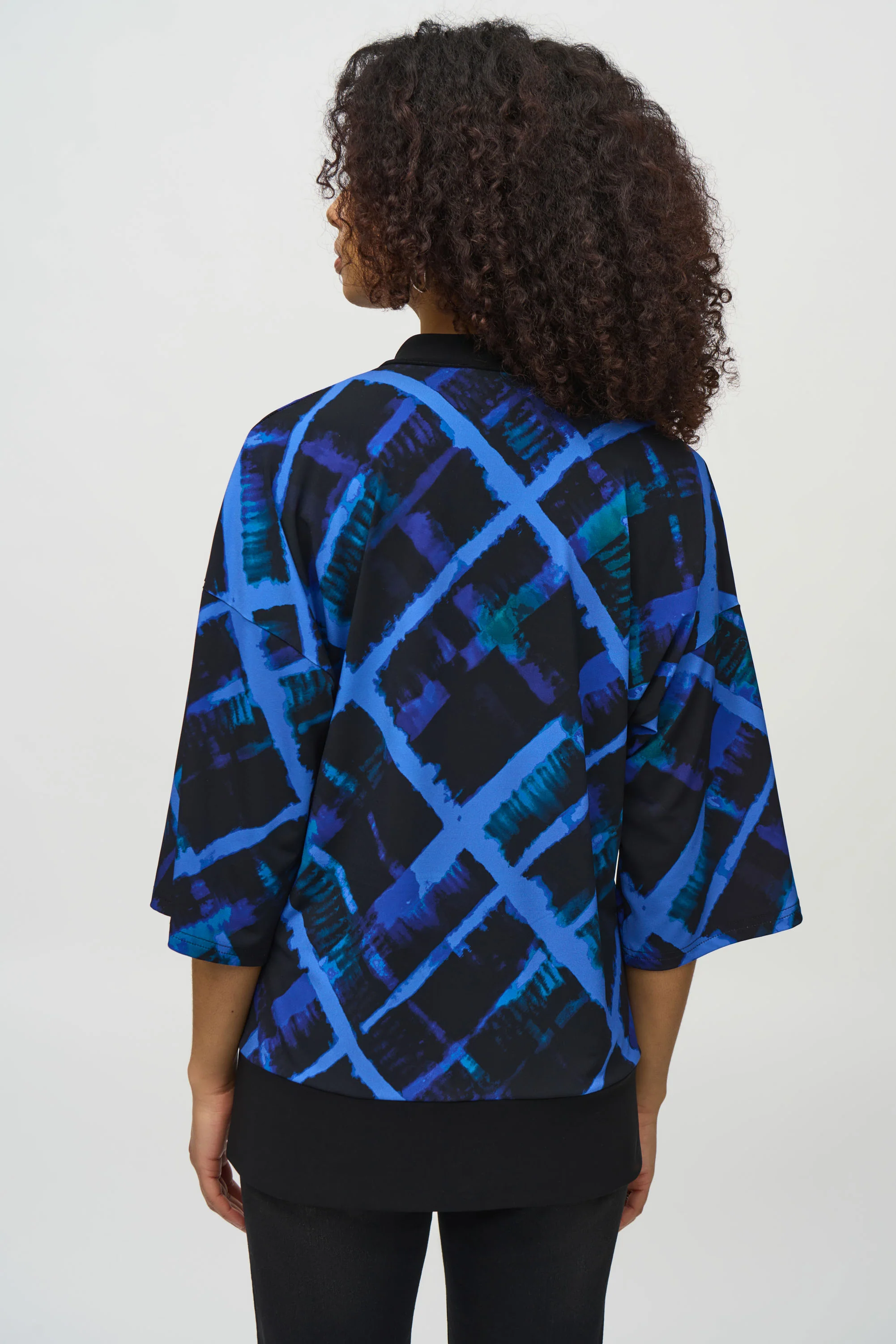 Blouses lange mouw blauw Joseph Ribkoff - Image 2
