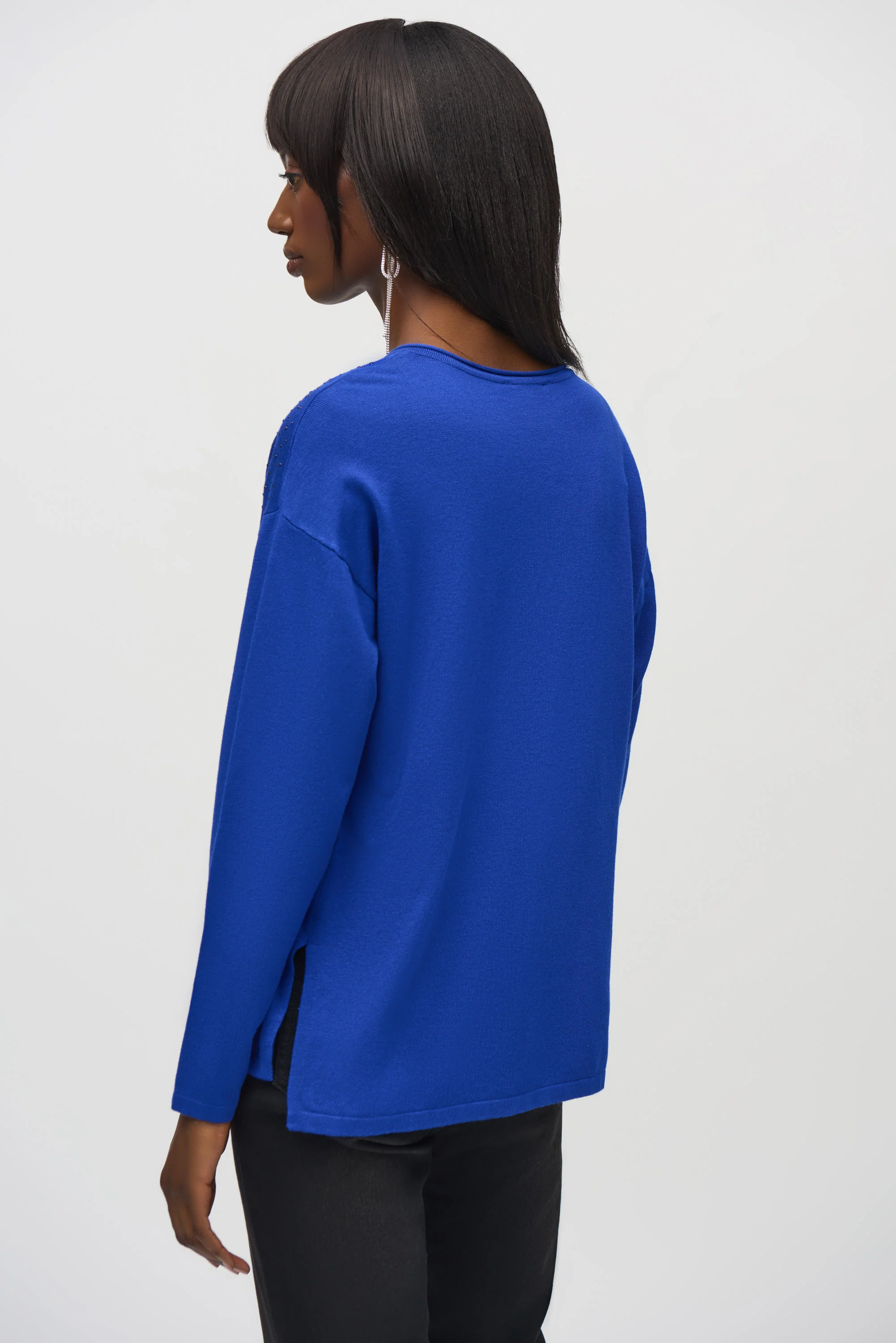 Blouses lange mouw blauw Joseph Ribkoff - Image 2