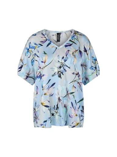 Blouses lange mouw blauw Marc Cain