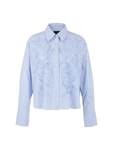 Blouses lange mouw blauw Marc Cain