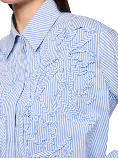 Blouses lange mouw blauw Marc Cain - Image 5