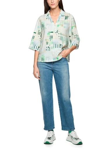 Blouses lange mouw blauw Marc Cain Sports - Image 2