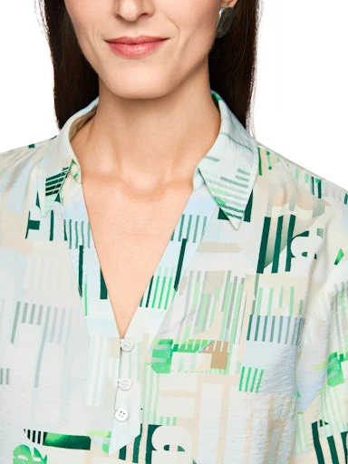 Blouses lange mouw blauw Marc Cain Sports - Image 4
