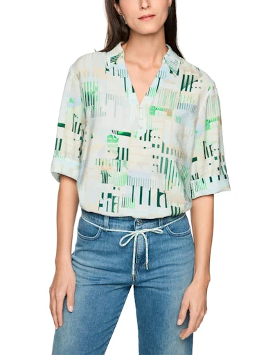 Blouses lange mouw blauw Marc Cain Sports - Image 5