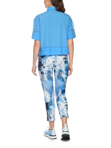 Blouses lange mouw blauw Marc Cain Sports - Image 3