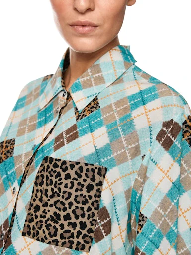 Blouses lange mouw blauw Marc Cain Sports - Image 4