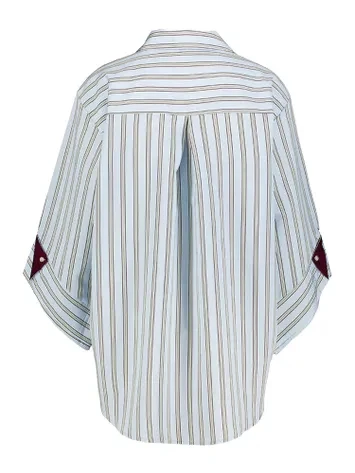 Blouses lange mouw blauw March23 - Image 2