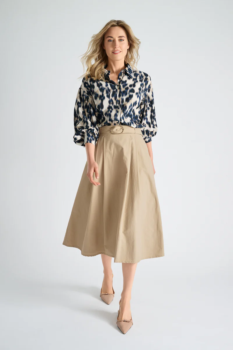 Blouses lange mouw blauw Marie Méro