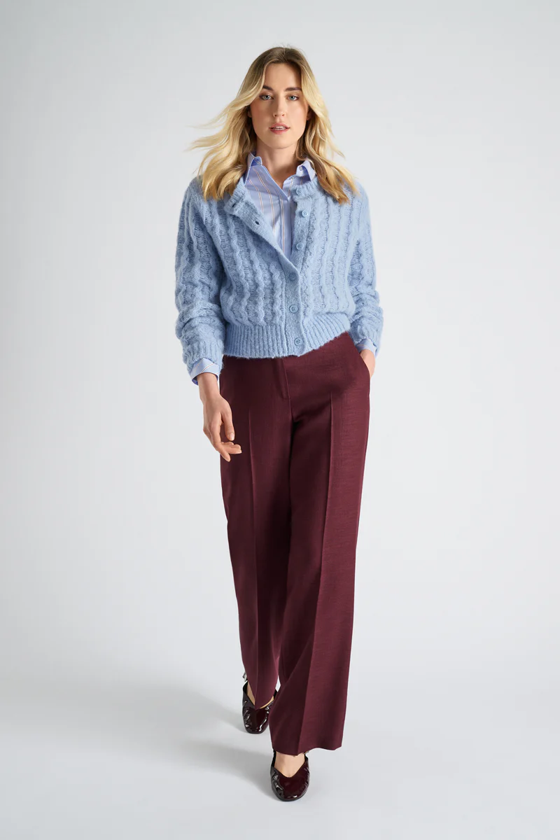 Blouses lange mouw blauw Marie Méro