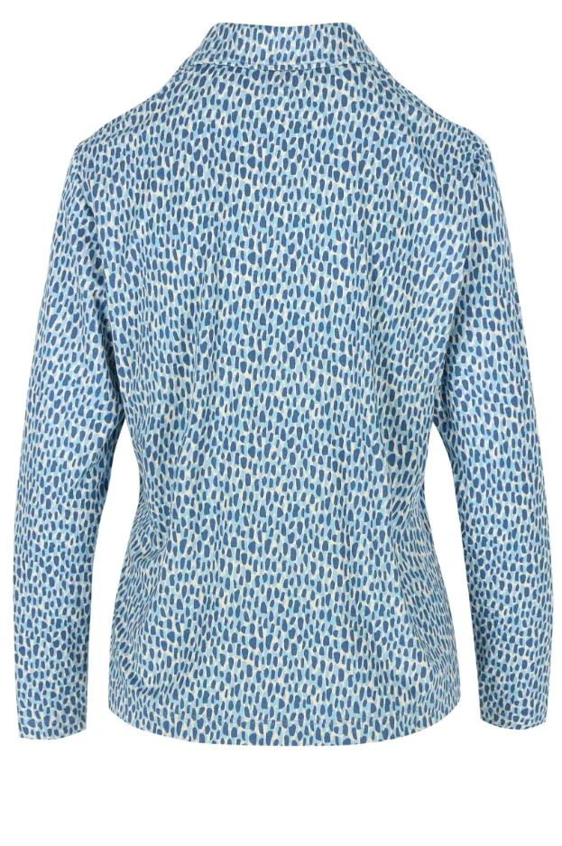 Blouses lange mouw blauw Mayerline - Image 2