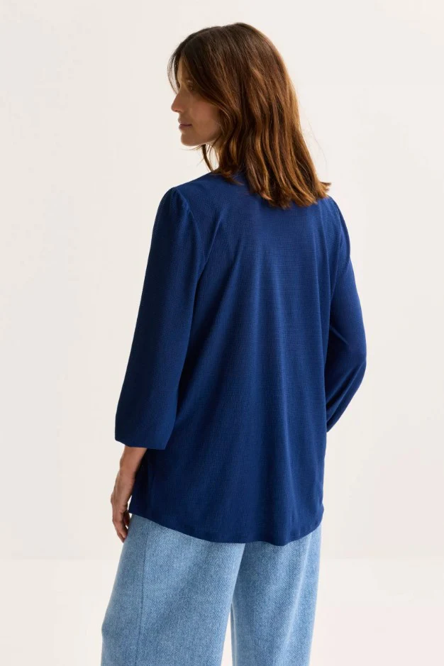 Blouses lange mouw blauw Mayerline - Image 3