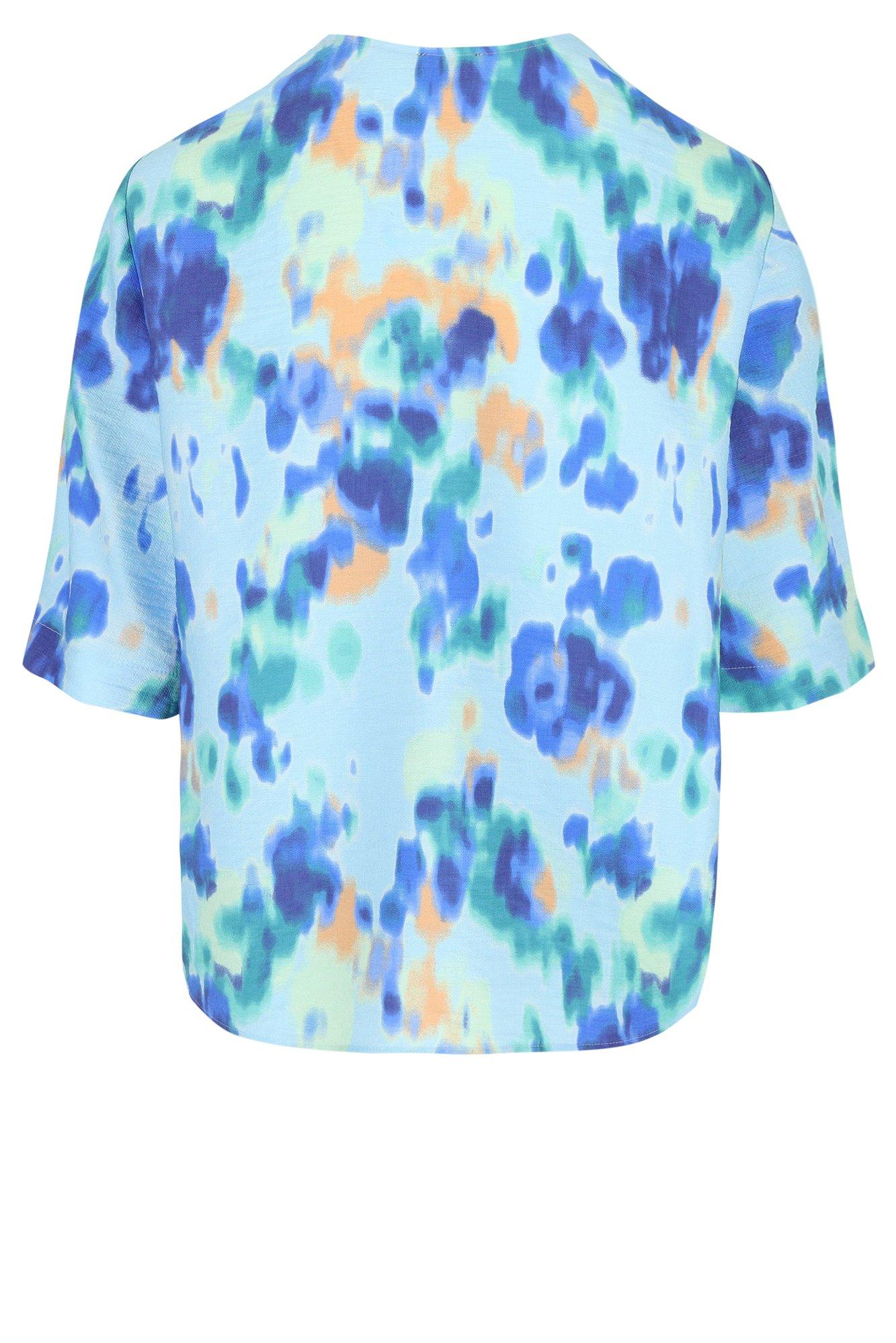 Blouses lange mouw blauw Mayerline - Image 3