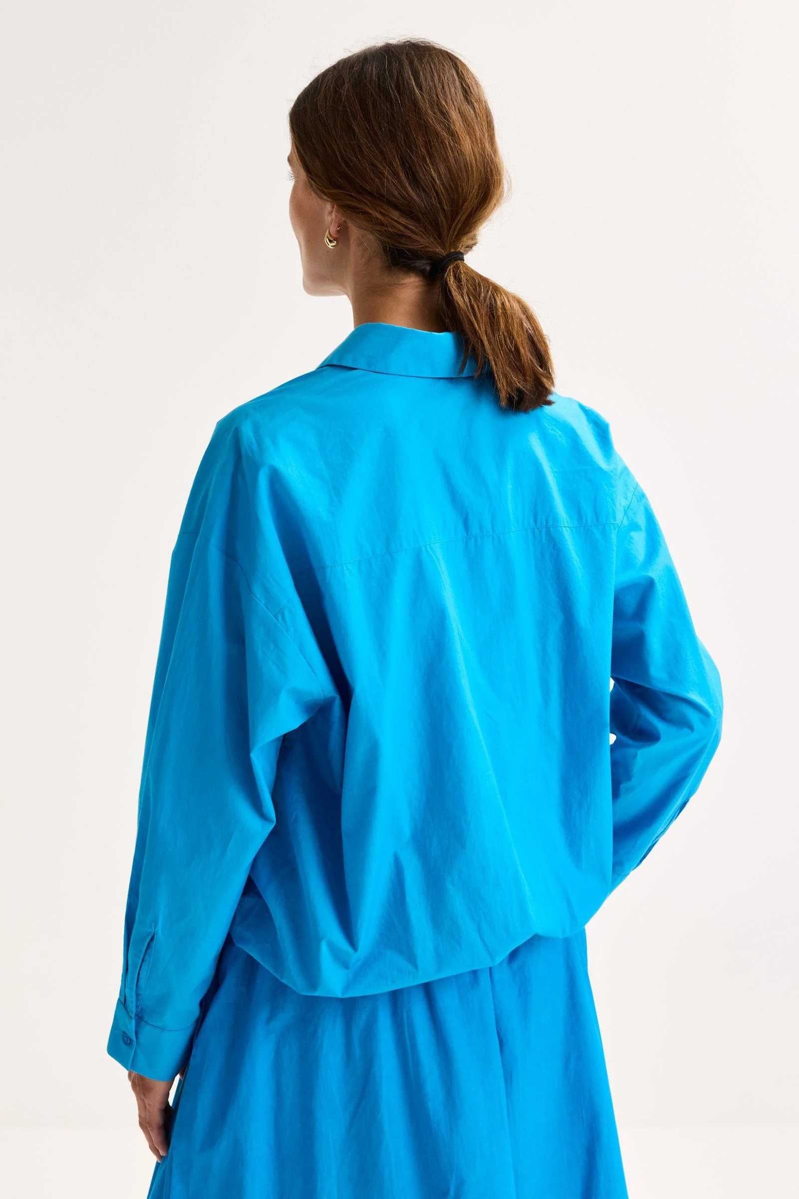 Blouses lange mouw blauw Mayerline - Image 2