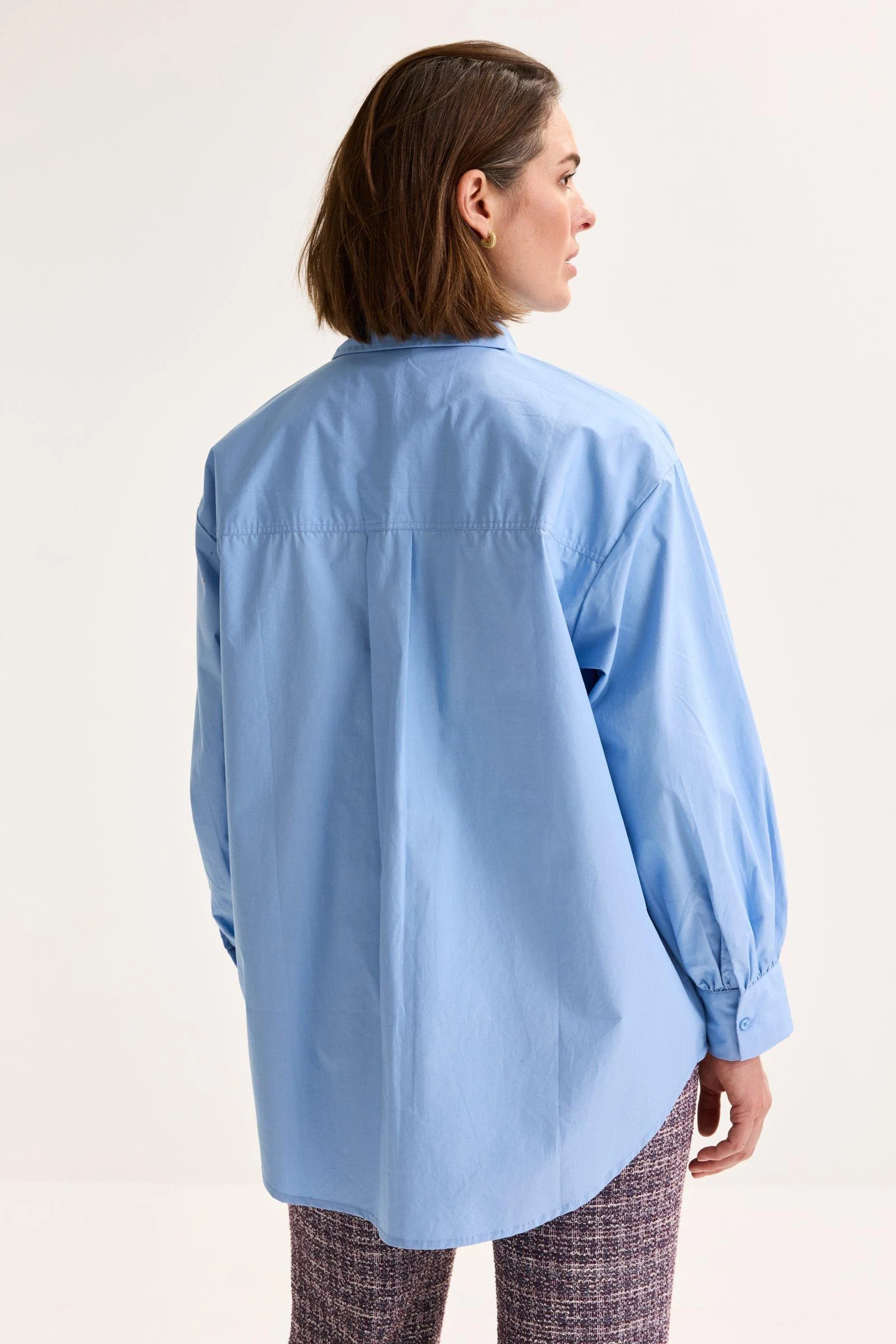 Blouses lange mouw blauw Mayerline - Image 3