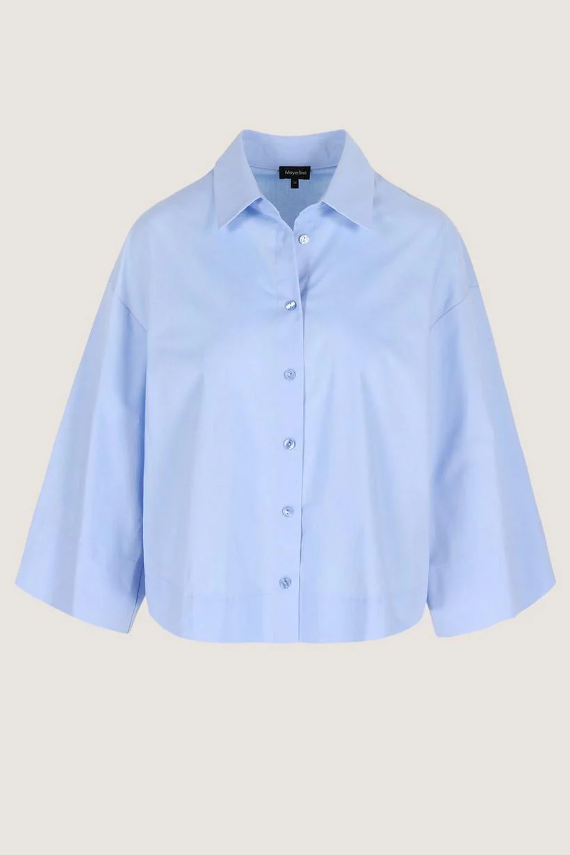 Blouses lange mouw blauw Mayerline - Image 2