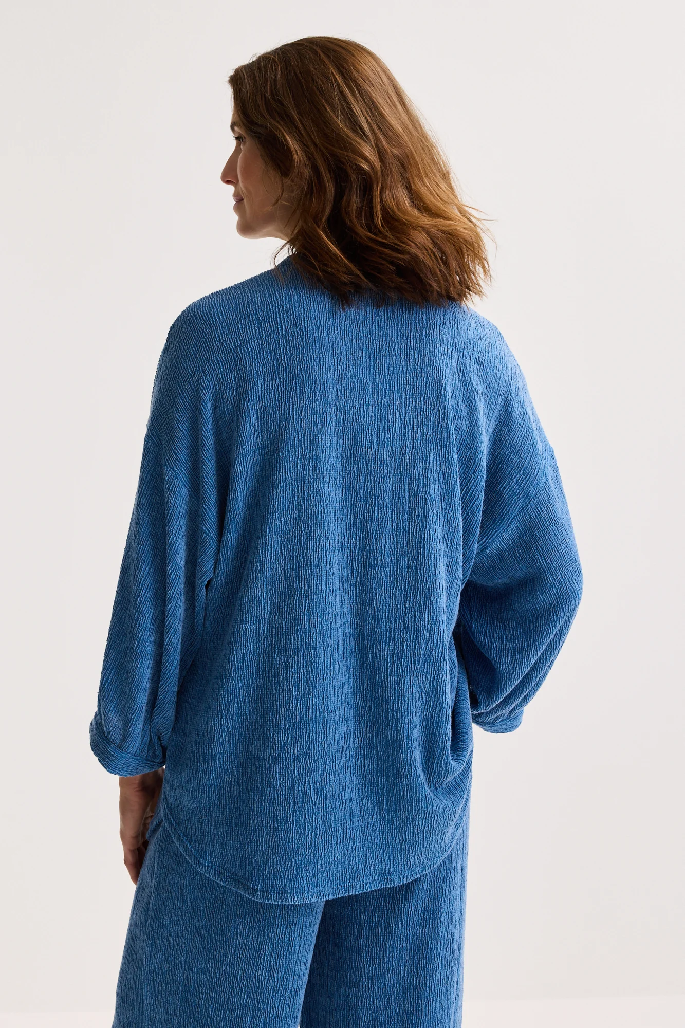 Blouses lange mouw blauw Mayerline - Image 3
