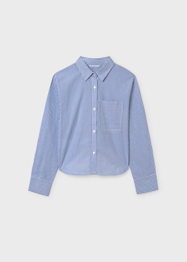 Blouses lange mouw blauw Mayoral - Image 3