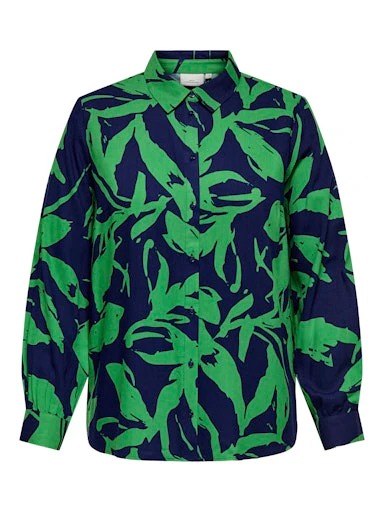 Blouses lange mouw blauw ONLY Carmakoma