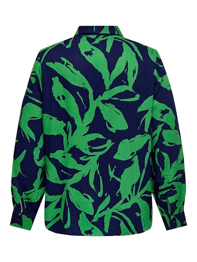 Blouses lange mouw blauw ONLY Carmakoma - Image 2