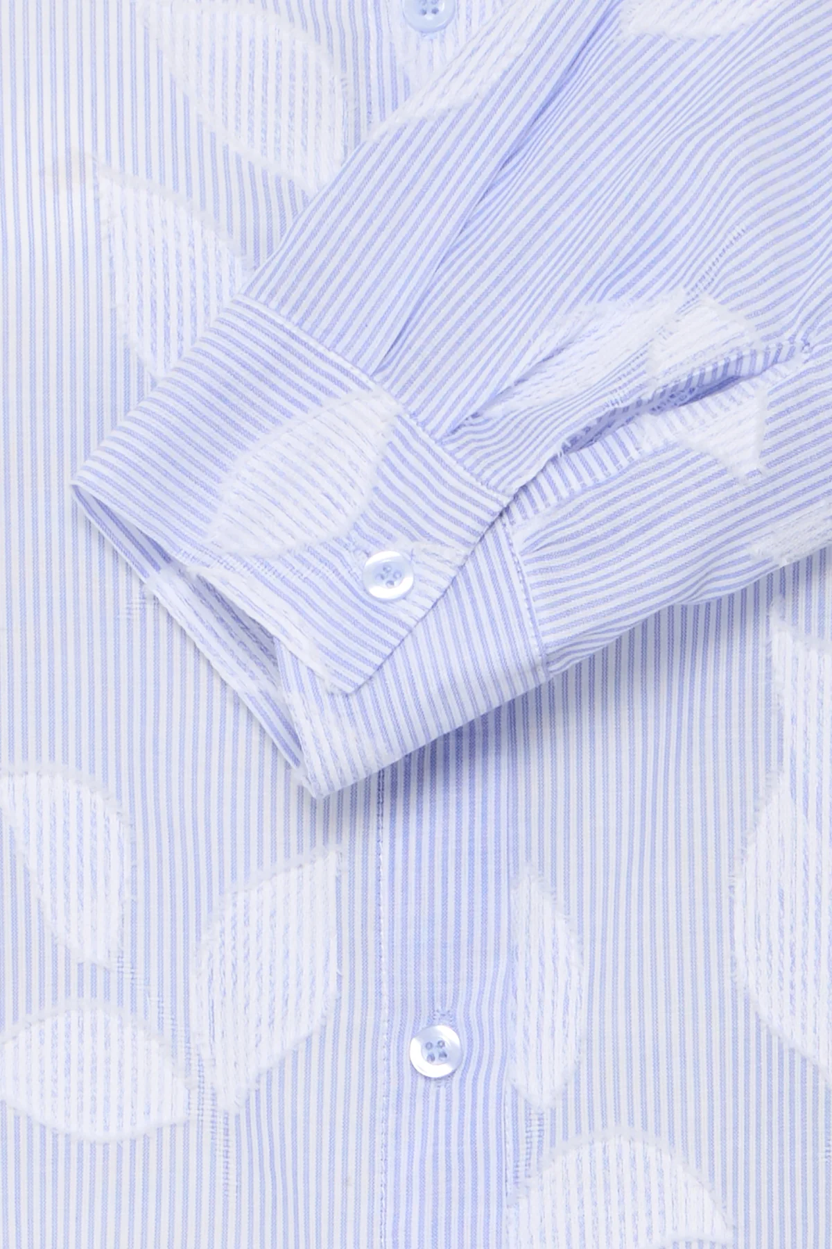 Blouses lange mouw blauw Pulz Jeans - Image 3