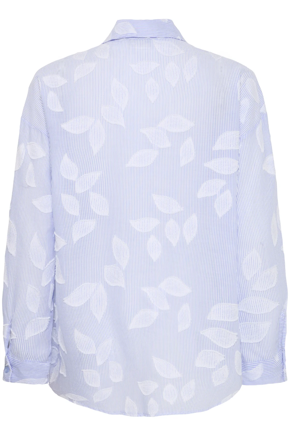 Blouses lange mouw blauw Pulz Jeans - Image 4