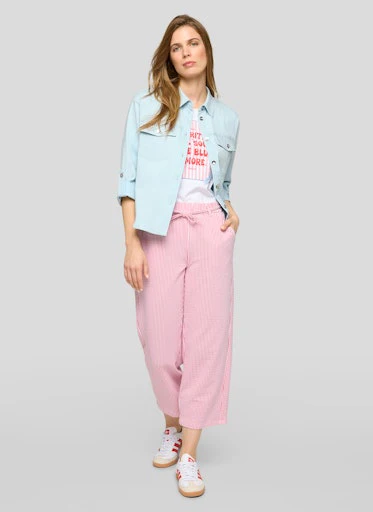 Blouses lange mouw blauw Rabe