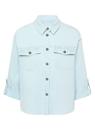Blouses lange mouw blauw Rabe - Image 7