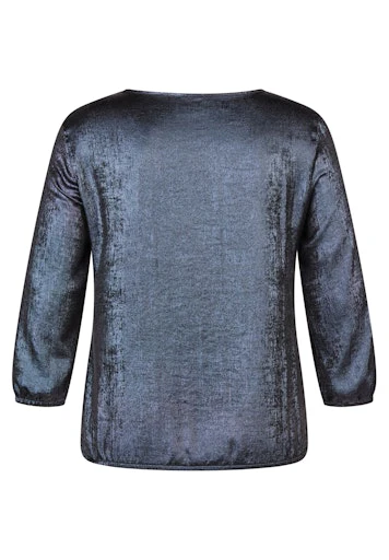 Blouses lange mouw blauw Rabe - Image 2